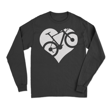 Heart Bike Long Sleeve T-Shirt